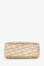 Christian Dior Beige Diorissimo Romantique Tote Bag