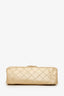 Pre-Loved Chanel™ 2008-09 Gold Metallic Quilted Aged Calfskin Reissue 2.55 Flap Bag