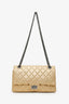 Pre-Loved Chanel™ 2008-09 Gold Metallic Quilted Aged Calfskin Reissue 2.55 Flap Bag