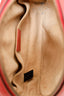 Gucci Red Chevron Leather Marmont Belt Bag