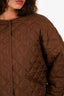 Toteme Brown Quilted Puffer Jacket Size XS