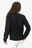 Hermès Black Graphic Print Sweatshirt Size M