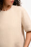 Loro Piana White Cashmere/Mohair Fervento Crewneck Sweater Size XS