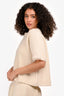 Loro Piana White Cashmere/Mohair Fervento Crewneck Sweater Size XS
