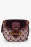 Louis Vuitton 2011 Limited Edition Purple Monogram Python Trim 'Empire Ponant' Crossbody Bag