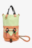 Louis Vuitton 2010 Green/Peach Limited Edition Monogram Empreinte Underground Duffle Bag