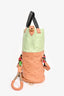 Louis Vuitton 2010 Green/Peach Limited Edition Monogram Empreinte Underground Duffle Bag