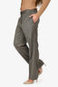 Stella McCartney Grey Wool Pinstripe Trousers Size 40