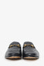 Gucci Black Leather Horsebit Loafers Size 8 Mens