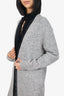 Acne Studios Grey Wool/Mohair Open Cardigan Size XS