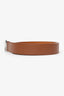 Berluti Brown Leather Waist Belt Size 120 Mens