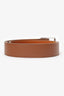 Berluti Brown Leather Waist Belt Size 120 Mens