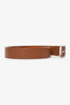 Berluti Brown Leather Waist Belt Size 120 Mens