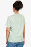 Alexander Wang Green Acid Wash Embroidered Logo T-Shirt Estimated Size S