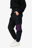 Sacai 2021 Black/Navy/Purple Parachute Pants Size 3