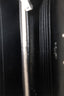 Saint Laurent Black Chevron Leather Envelope Wallet On Chain