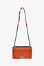 Pre-Loved Chanel™ 2014 Orange Caviar Whipstitch Leather 'Dallas' Medium Boy Bag