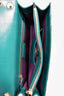 Bvlgari Green Leather Medium Serpenti Forever Shoulder Bag