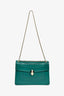 Bvlgari Green Leather Medium Serpenti Forever Shoulder Bag