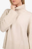 White + Warren Cream Wool/Cashmere Sweater Size M