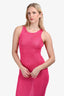 Asta Resort Pink Knit Natalia Maxi Dress Size S