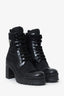 Prada Black Re-Nylon Chunky Block Heeled Boots Size 37.5