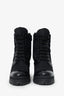 Prada Black Re-Nylon Chunky Block Heeled Boots Size 37.5