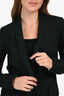 Smythe Black Wool Single Breasted Blazer Est. Size 4
