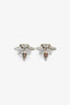 Pre-Loved Chanel™ 2023 Silver Toned Star CC Stud Earrings