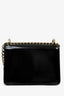 Christian Dior Black Leather Sequin Detail 'Diorama Club' Shoulder Bag