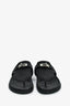 Hermès Black Leather Kelly Buckle 'Empire' Sandals Size 37