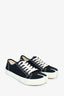 Maison Margiela Black Canvas Tabi Low Top Sneakers Size 36