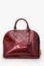 Louis Vuitton 2010 Vernis Amarante Alma MM Top Handle