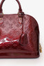 Louis Vuitton 2010 Vernis Amarante Alma MM Top Handle