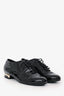 Pre-Loved Chanel™ Black Patent Leather Lace Up Oxford Shoes Size 37