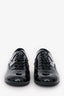 Pre-Loved Chanel™ Black Patent Leather Lace Up Oxford Shoes Size 37