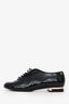 Pre-Loved Chanel™ Black Patent Leather Lace Up Oxford Shoes Size 37