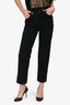 Celine Black High Waisted Straight Jeans Size 36