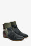 Hermès Tricolour Leather Neo Ankle Boots Size 38.5