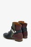Hermès Tricolour Leather Neo Ankle Boots Size 38.5