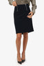 Tom Ford Black Zip-up Mini Skirt Size 46