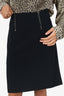 Tom Ford Black Zip-up Mini Skirt Size 46