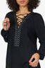 Altuzarra Black Lace-up Yuba Top Size 44