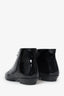 Saint Laurent Black Patent Leather Pointed Ankle Boots Size 42