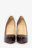 Christian Louboutin Red Patent Leather Platform Heels Size 39.5