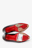 Christian Louboutin Red Patent Leather Platform Heels Size 39.5