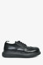 Alexander McQueen Black Leather Derby Mens Size 11