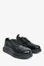 Alexander McQueen Black Leather Derby Mens Size 11