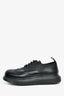 Alexander McQueen Black Leather Derby Mens Size 11