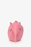 Loewe 2016 Pink Leather Elephant Crossbody